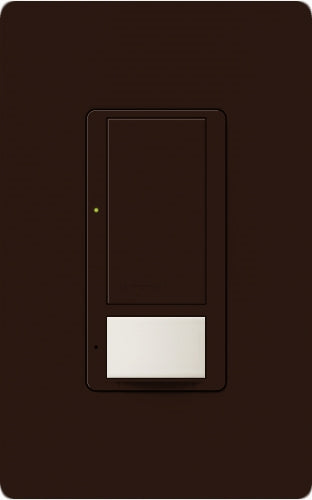 Lutron MS-VPS6M2-DV-BR Maestro Switch with Vacancy Sensor Dual Voltage 120V-277V / 6A Multi Location in Brown