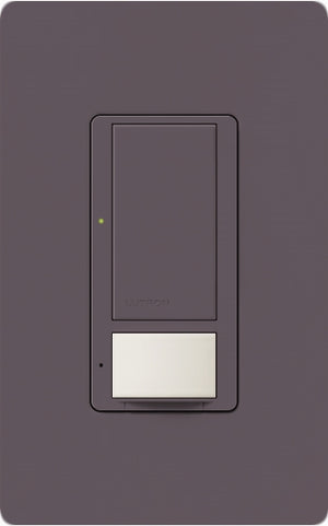 Lutron MS-VPS6M2U-DV-PL Maestro Switch with Vacancy Sensor Dual Voltage 120V-277V / 6A Multi Location, Neutral or Ground Wire, in Plum