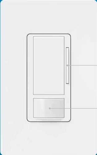 Lutron MS-Z101-V-AL Maestro 0-10V Dimmer and Vacancy PIR Sensor, single pole/multi-location, 120-277V in Almond