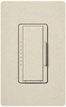 Lutron MSC-1000M-LS Maestro Satin 1000W Incandescent / Halogen Multi Location Dimmer in Limestone