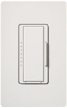Lutron MSC-1000M-SW Maestro Satin 1000W Incandescent / Halogen Multi Location Dimmer in Snow