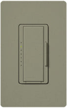 Lutron MSCF-6AM-277-GB Maestro Satin 277V / 6A Fluorescent 3-Wire / Hi-Lume LED Multi Location Dimmer in Greenbriar