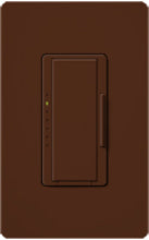 Lutron MSCF-6AM-277-SI Maestro Satin 277V / 6A Fluorescent 3-Wire / Hi-Lume LED Multi Location Dimmer in Sienna