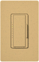 Lutron MSCF-6AM-GS Maestro Satin 120V / 6A Fluorescent 3-Wire / Hi-Lume LED Multi Location Dimmer in Goldstone