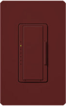 Lutron MSCF-6AM-MR Maestro Satin 120V / 6A Fluorescent 3-Wire / Hi-Lume LED Multi Location Dimmer in Merlot