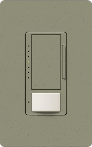 Lutron MSCL-OP153M-GB Maestro CL Occupancy Sensor (Auto-ON/OF or Manual ON/Auto-OFF) and Dimmer, 600W Incandescent, 150W CFL or LED Single Pole / Multi Location Dimmer in Greenbriar