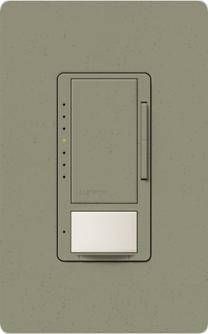 Lutron MSCL-OP153M-GB Maestro CL Occupancy Sensor (Auto-ON/OF or Manual ON/Auto-OFF) and Dimmer, 600W Incandescent, 150W CFL or LED Single Pole / Multi Location Dimmer in Greenbriar