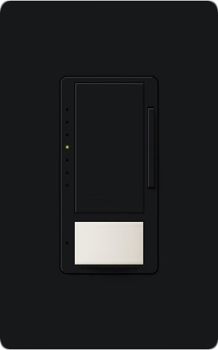 Lutron MSCL-VP153MH-MN Maestro CL Vacancy Sensor (Manual ON/Auto-OFF) and Dimmer, 600W Incandescent, 150W CFL or LED Single Pole / Multi Location Dimmer in Midnight