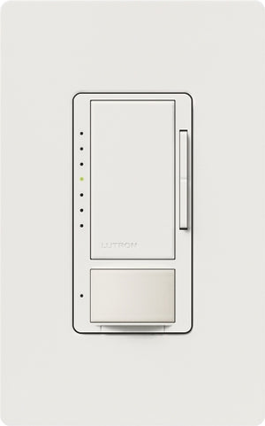 Lutron MSCL-VP153MH-WH Maestro CL Vacancy Sensor (Manual ON/Auto-OFF) and Dimmer, 600W Incandescent, 150W CFL or LED Single Pole / Multi Location Dimmer in White