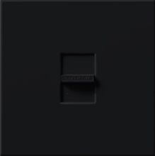 Lutron N-2000-BL Nova 2000W Incandescent / Halogen Single Location Slide-to-Off Dimmer in Black