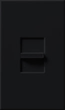 Lutron NF-10-BL Nova 120V / 16A Fluorescent 3-Wire / Hi-Lume LED Single Pole Slide-to-Off Dimmer in Black