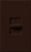 Lutron NF-103P-BR Nova 120V / 8A Fluorescent 3-Wire / Hi-Lume LED Single Pole / 3-Way Preset Dimmer in Brown