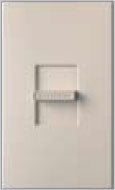 Lutron NF-103P-TP Nova 120V / 8A Fluorescent 3-Wire / Hi-Lume LED Single Pole / 3-Way Preset Dimmer in Taupe