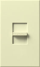 Lutron NLV-600-AL Nova 450W Magnetic Low Voltage Single Pole Slide-to-Off Dimmer in Almond