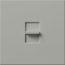 Lutron NT-2000-GR Nova T 1950W Incandescent / Halogen Single Location Slide-to-Off Dimmer in Gray, Matte Finish