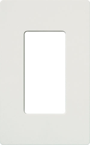 Lutron NT-R3-FB-BC Nova T Screwless 1 Gang Wallplate Decora Opening, Fins Broken, in Bright Chrome, Metal Finish