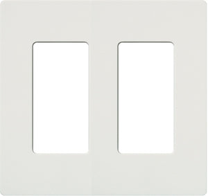 Lutron NT-R3R3-FB-AU Nova T Screwless 2 Gang Wallplate Decora Opening, Fins Broken, in Gold Plated, Special Metal Finish