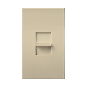 Lutron NTCL-250-BE Nova T 250W Dimmable CFL/LED, 1000W Incandescent/Halogen, 400W Lutron Hi-Lume A-Series LTE LED Drivers, Single Pole Dimmer in Beige, Matte Finish