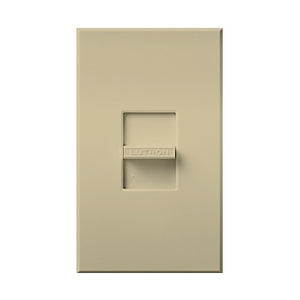 Lutron NTCL-250-IV Nova T 250W Dimmable CFL/LED, 1000W Incandescent/Halogen, 400W Lutron Hi-Lume A-Series LTE LED Drivers, Single Pole Dimmer in Ivory, Matte Finish