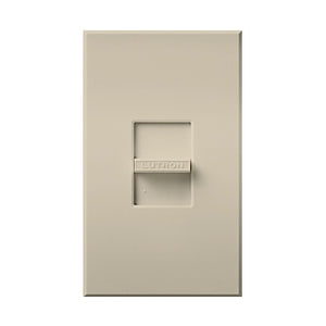 Lutron NTCL-250-LA Nova T 250W Dimmable CFL/LED, 1000W Incandescent/Halogen, 400W Lutron Hi-Lume A-Series LTE LED Drivers, Single Pole Dimmer in Light Almond, Matte Finish