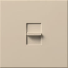 Lutron NTFS-12E-TP Nova T 120V / 12A Single Pole Fully Variable Fan Speed Control in Taupe, Matte Finish