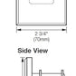 Lutron NTGRX-4PS-IV Grafik Eye Architectural 4-Partition Status Wallstation in Ivory
