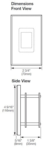 Lutron NTGRX-4S-BE Grafik Eye Architectural 4-Scene with Off and Raise/Lower Wallstation in Beige