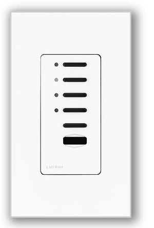 Lutron NTGRX-4S-IR-BE Grafik Eye Architectural 4-Scene with Off and IR Receiver Wallstation in Beige