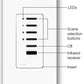 Lutron NTGRX-4S-IR-WH Grafik Eye Architectural 4-Scene with Off and IR Receiver Wallstation in White