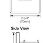 Lutron NTGRX-4S-IR-WH Grafik Eye Architectural 4-Scene with Off and IR Receiver Wallstation in White