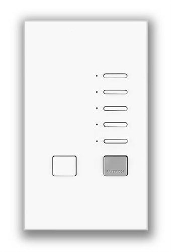 Lutron NTGRX-KP5-BL Grafik Eye 5-Slim Button Wallstation in Black