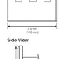 Lutron NTGRX-LB9-RL-IV Grafik Eye 6-Large Button with Off and Raise/Lower Wallstation in Ivory