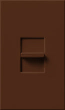 Lutron NTLV-600-277-SI Nova T 277V / 450W Magnetic Low Voltage Single Pole Slide-to-Off Dimmer in Sienna, Matte Finish