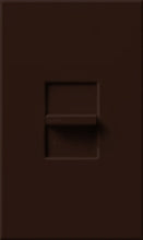 Lutron NTRCS-1-BR Nova T Remote Control Station in Brown