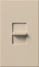 Lutron NTRP-250-TP Nova T 250W Dimmable LED or CFL, 500W Incandescent/Halogen, 500W ELVWith Halogen, Single Pole Reverse-Phase Electronic Low Voltage Dimmer in Taupe, Matte Finish
