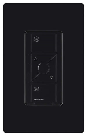 Lutron PD-FSQN-BL Caseta Wireless 1.5 A Single Fan Speed Control, Neutral Connection Required in Black