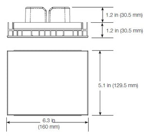 Lutron PHPM-WBX-DV-WH Phase Adaptive Power Module with 3-Wire Fluorescent Input, 16A Dual Voltage 120-277V