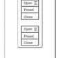 Lutron QSWS2-3BDI-WH seeTouch QS Wallstation Dual 3-Button Wallstation for Grafik Eye QS System, Insert Style in White Unengraved