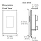 Lutron QSWS2-3BN-WH seeTouch QS Wallstation 3-Button Wallstation for Grafik Eye QS System, Non Insert Style in White Unengraved