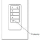Lutron QSWS2-5BI-AL seeTouch QS Wallstation 5-Button Wallstation for Grafik Eye QS System, Insert Style in Almond Unengraved