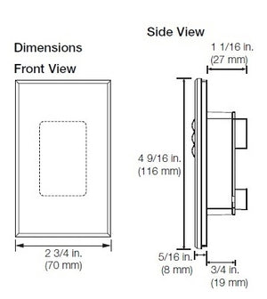 Lutron QSWS2-5BI-BI seeTouch QS Wallstation 5-Button Wallstation for Grafik Eye QS System, Insert Style in Biscuit Unengraved