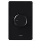 Lutron RCL-153PNLH-BL Dalia LED+ 600W Incandescent 150W CFL or LED Single-Pole/3-Way Rotary Light Dimmer in Black