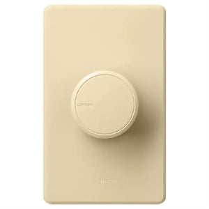 Lutron RCL-153PNLH-IV Dalia LED+ 600W Incandescent 150W CFL or LED Single-Pole/3-Way Rotary Light Dimmer in Ivory