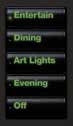 Lutron RKS-W3BD-WH-E HomeWorks QS Wired seeTouch Signature Dual Group Engraveable Replacement Button Kit, Black Buttons and Backlit Text