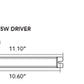 Cflex RP-T8-4FT-3L-830-3W-M-G2 T8 Retrofit Kit 4FT, 3 Lamp, 80CRI, 3000K TBC, 3 Wire dimming to 1%, Linear, Gen2