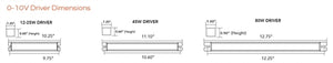 Cflex RP-T8-4FT-3L-850-3W-M-G2 T8 Retrofit Kit 4FT, 3 Lamp, 80CRI, 5000K TBC, 3 Wire dimming to 1%, Linear, Gen2