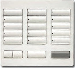 Lutron RR-T15RL-MN RadioRA 2 SeeTouch Tabletop Keypad 15-button with Raise/Lower, All On and All off in Midnight