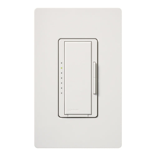 Lutron RRD-10D-SW RadioRA 2 1000W Incandescent / Halogen / 1000 VA Magnetic Low Voltage Dimmer in Snow