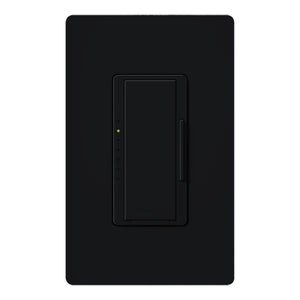 Lutron RRD-6CL-BL RadioRA 2 600W Incandescent, 150W CFL or LED Single Pole / Multi Location Dimmer in Black