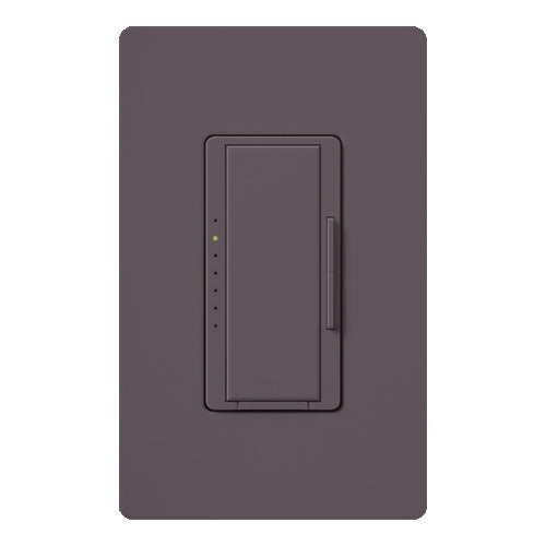 Lutron RRD-6CL-PL RadioRA 2 600W Incandescent, 150W CFL or LED Single Pole / Multi Location Dimmer in Plum